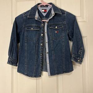 Girls Tommy Hilfiger Jean Shirt